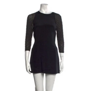 3.1 Phillip Lim Womens Sheath Mini  Dress Black Sz Small Sequined Sleeve Fancy - Picture 1 of 6