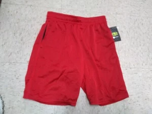 Nwt Athletic Works Boys Mesh Shorts Red L 10/12 - Picture 1 of 1