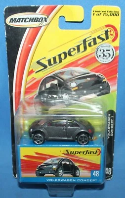 Matchbox Superfast Volkswagen Concept 1 Die Cast Collector # 48 - Image 1 of 2