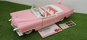 CADILLAC ELDORADO 1955 rose cabriolet ouvert open 1/21,5 no 1/18 SOLIDO voiture - Imagen 1 de 8