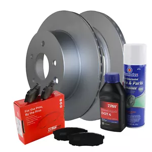 Rear Brake Kit 292mm Rotors TRW Ceramic Pads For G35 350Z Leaf Juke Rogue Sport - Picture 1 of 8