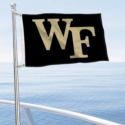 Wake Forest Demon Deacons Boat Yacht Nautical Flag Cover