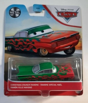 NOVITA' CARS Disney pixar CHRISTMAS CRUISER RAMONE 2021 RARO mattel 1/55 maclama - Immagine 1 di 2
