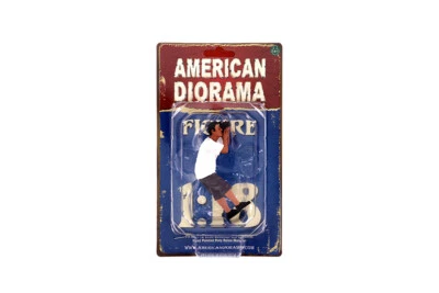 Figura Hombre Weekend Car Show IV Guy American Diorama Escala 1:18 4" Foto 1 de 2