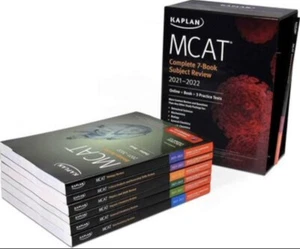 Kaplan MCAT Complete 7-book Subject Review 2021-2022 (Seventh Edition) Test Prep - Picture 1 of 2