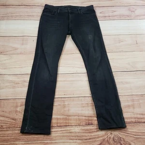 Vince Jeans Herren 31 x 30 blau gerade schmal Denim dunkle Waschung Freizeit Taschen Erwachsene - Bild 1 von 11