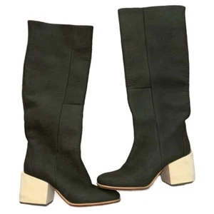 Rachel Comey Fisk Boots in Green Nubuck - Picture 1 of 8