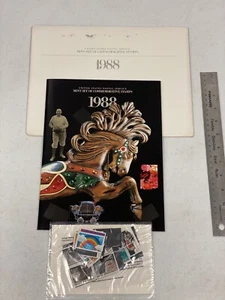 USPS 1988 Gedenkmünzensatz postfrisch Artikel #868 mit Buch. Alles original, neuwertig! - Bild 1 von 6