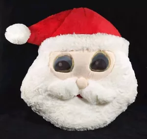 Santa Claus Oversized Head Plush Mask Dan Dee Adult Size - Picture 1 of 3