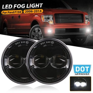 LED Fog Lights Bumper Assembly For Ford F150 2006-2014 Lincoln Mark LT 2006-08 - Picture 1 of 10
