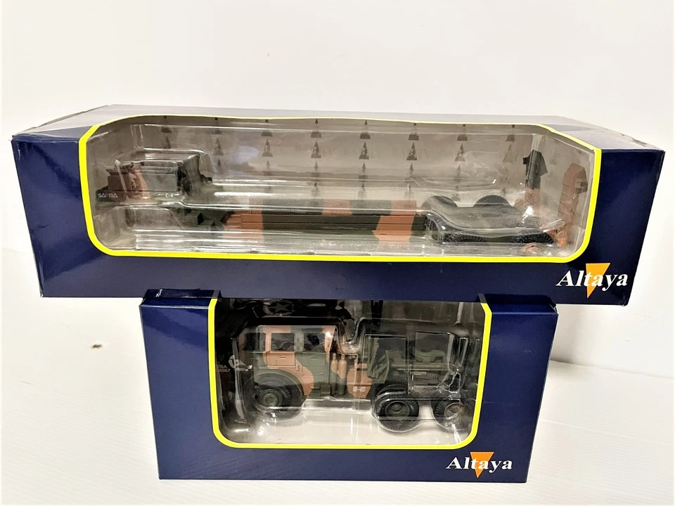 RARE CAMION PACIFIC M25 SEMI REMORQUE PORTE CHAR - ALTAYA - 1/43-EDITION LIMITÉE - Photo 1/4