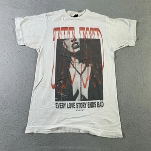 Maglietta Halsey Uomo Piccola Bianca La Fine Ogni Storia d'Amore Finisce Bad Graphic Tee 2017 - Foto 1 di 14