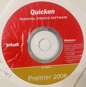 Quicken Premier 2006 (Windows 98/2000/Me/XP) Intuit Personal Finance Software CD - Picture 1 of 2