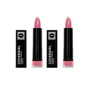 2er Pack Covergirl Exhibitionist Creme Lippenstift 480 Pink Sherbet 0,12 oz/3,5 g - Bild 1 von 12
