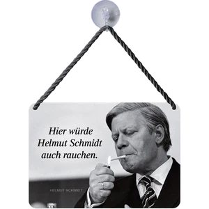 Blechschild »Helmut Schmidt«.  - Bild 1 von 5