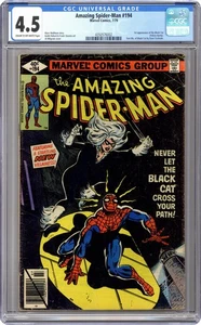 Amazing Spider-Man #194 Direct CGC 4.5 1979 4350576002 1st app. Black Cat - Picture 1 of 2
