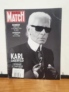 Paris Match Magazine Feb. 2019 Karl Lagerfeld Homage Kennedy Antisemitism - Bild 1 von 4