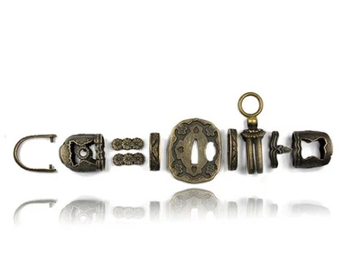 Alloy Gunto Military 98 Swrod parts For Japanese Samurai Sword Katana Fitting - Image 1 of 2