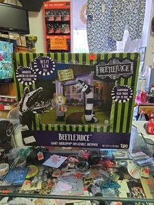 Neu 10,5' GEMMY ANIMIERTER BEETLEJUICE SANDWURM TORBOGEN luftgeblasen Garten aufblasbar - Bild 1 von 9