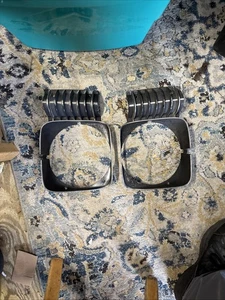 Par de biseles de faros Chevy II Nova 1969 1970 1971 1972 - originales OEM 69-72  - Imagen 1 de 7