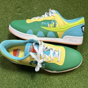 Fila RML Filburt x Original Fitness Rocko’s Modern Life Green Yellow Blue SZ 13 - Picture 1 of 10