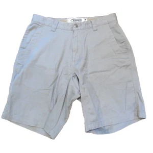 Mountain Khakis Lake Lodge Twill Relaxed Fit Shorts Men's Size 32 x 10 Gray - Picture 1 of 6