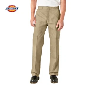 Dickies Loose Fit Double Knee Work Pants Comfort Khaki Men’s 85283KH 46 x 30 - Picture 1 of 7