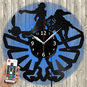 LED Clock Legend of Zelda LED Light Vinyl Record Wall Clock LED Wall Clock 222 - Picture 1 of 12