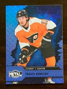 2020-21 Skybox Metal Universe Blue Spectrum #44 Travis Konecny Flyers - Picture 1 of 2