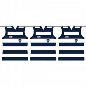 Geelong Cats 16 Flags x 165mm x 200mm Official AFL Team Party Bunting 128GSM - Picture 1 of 1