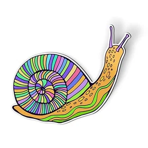 Colorful Snail - 5.5" Magnet for Car Locker Refrigerator - Picture 1 of 1