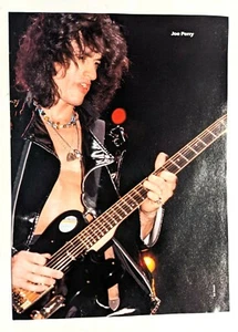 AEROSMITH / JOE PERRY LIVE / 1980'S MAGAZINE FULL PAGE PINUP POSTER CLIPPING (1) - Picture 1 of 2