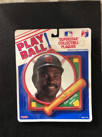 1989 Tony Gwynn Play Ball Superstar Collectible Plaque Cover