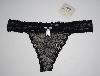 NEW Pleasure State Fiore Thong Brief P37-2219W Size L - Image 1 of 2