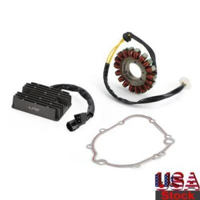 Estator de bobina Magneto + rectificador de voltaje + junta para Suzuki GSXR 600 750 2008-2019, Foto 1 de 4