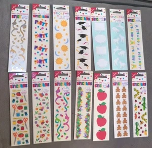 Vintage Mrs Grossman's Sticker LOT Includes 14 Packs With A Total Of 41 Sheets - Picture 1 of 6