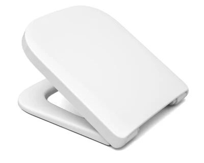 WC-Sitz VIGOUR DERBY eckig WC-Deckel Klobrille absenkautomatik softclose weiß