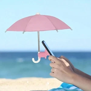 1pc Mini Umbrella Sun Shade for Phones with Suction Cup – Outdoor Anti-Glare-NEW - Picture 1 of 15