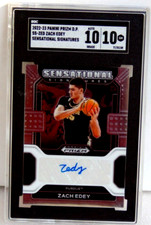 2022-23 Panini Prizm D.P. #SS-ZED Zach Edey Auto SGC 10/10