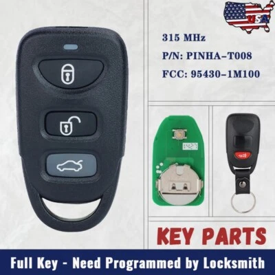 Llavero remoto de entrada sin llave PINHA-T008 para Kia Forte/Koup 2010 2011 2012 2013 Foto 1 de 4