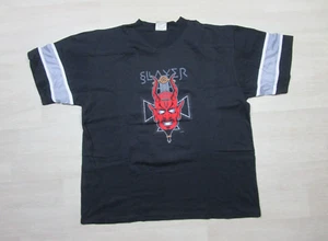 Slayer Vintage T Shirt (XL) 90s Diabolus In Musica Tour Devil Head Winterland - Picture 1 of 11