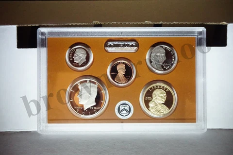 2015 S Partial PROOF Kennedy Half Penny Dime Nickel Native $1 5 Coins NO BOX COA Cover