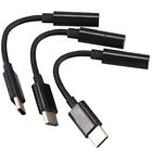 3Pcs Type C to 3.5mm Headphone Audio Adapter,USB-C to 3.5mm Female AUX Microphon