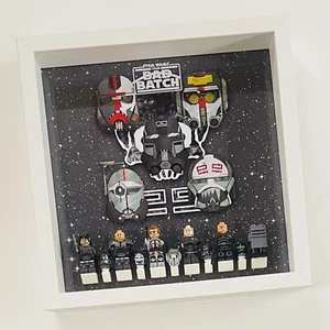 Estuche de exhibición marco para Lego ® Star Wars The Bad Batch 75314 minifiguras 27cm - Imagen 1 de 12