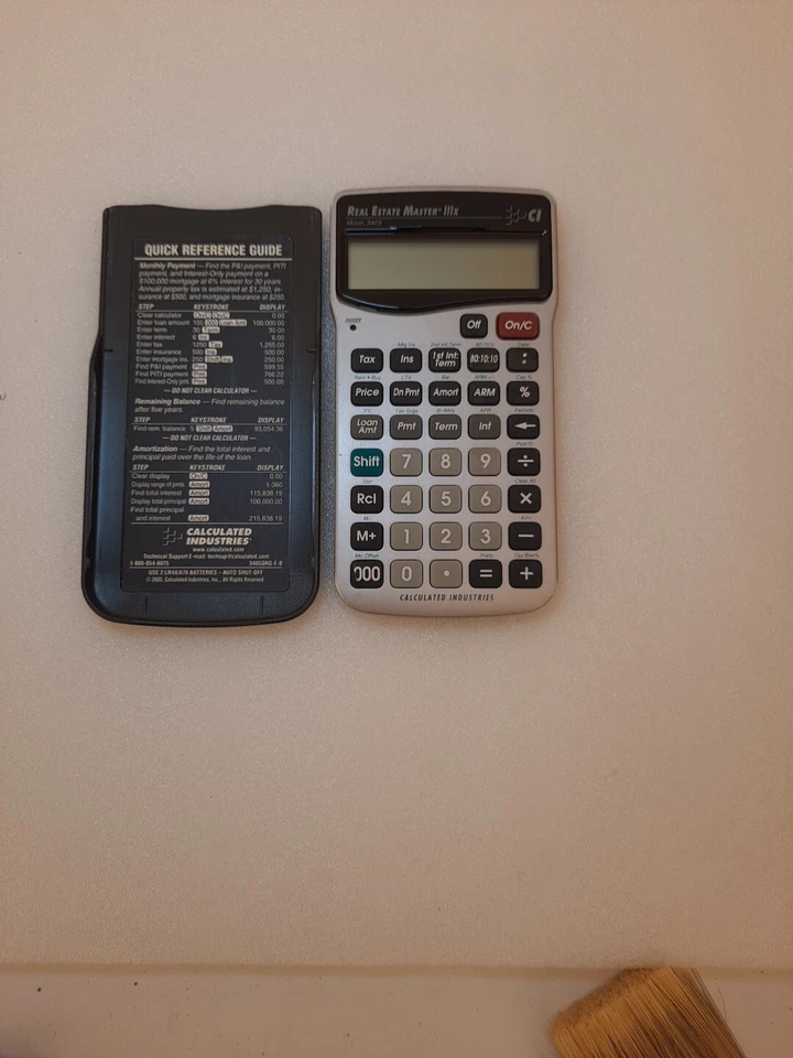 Calculated Industries Qualifier Plus IIIx, Real Estate Qualifying, Model 3415 - Image 1 of 4