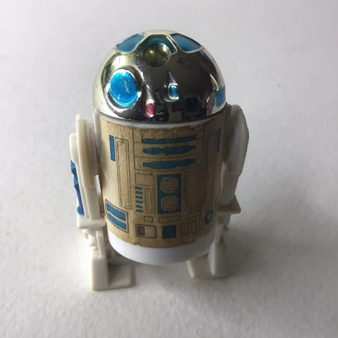 R2-D2 Pop up Lightsaber Star Wars 3.75" vintage Kenner 1985 RoTJ PoTF LAST 17 Cover
