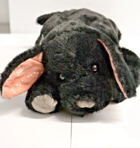 DUE FRATELLI CIECHI floppy nero guida cane BEACON peluche peluche animale Braille - Foto 1 di 4
