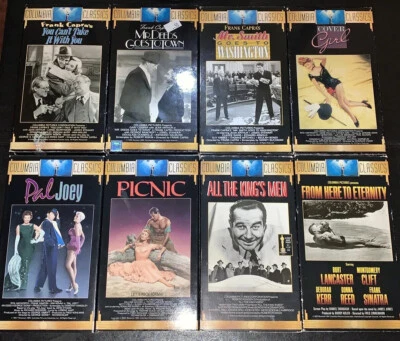 Columbia Classics VHS Lot Of 8 Foto 1 de 4