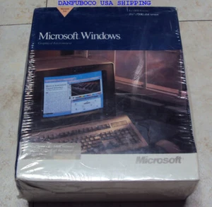 MicroSoft Windows 3.0 DOS install, NEVER opened still in wrap 3.5 inch floppy - Picture 1 of 5