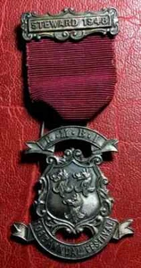 Medaille 106. Jährliches Festival Jewel Steward 1948 RMBI Freimaurer von Spencer L. - Bild 1 von 2